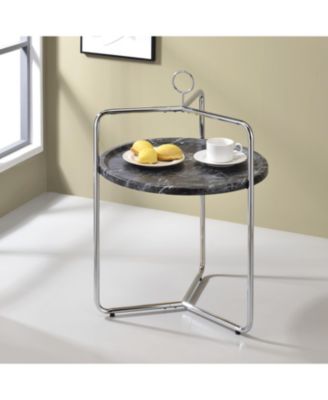 Steve Silver Miro 19" Laminate Metal Side Table