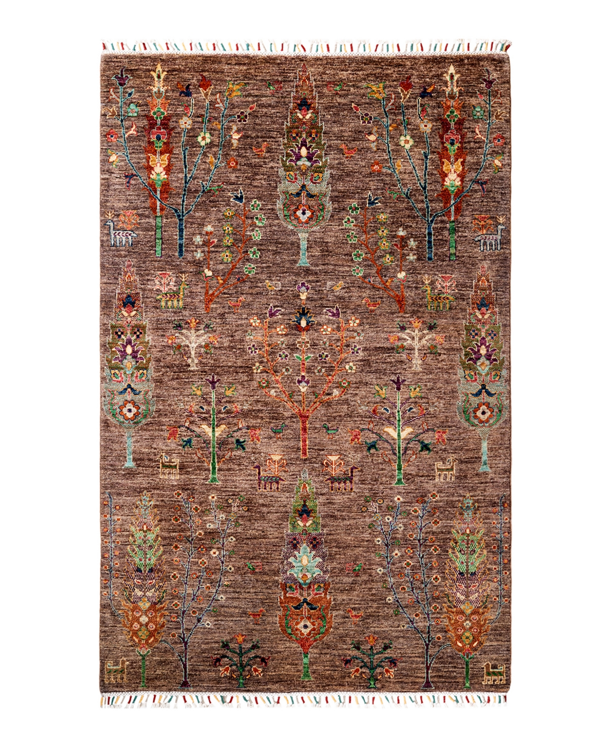 Adorn Hand Woven Rugs Serapi M1982 9'1" X 12'1" Area Rug In Beige