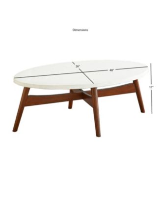 Furniture Steve Silver Serena 48" Laminate and Wood Cocktail Table
