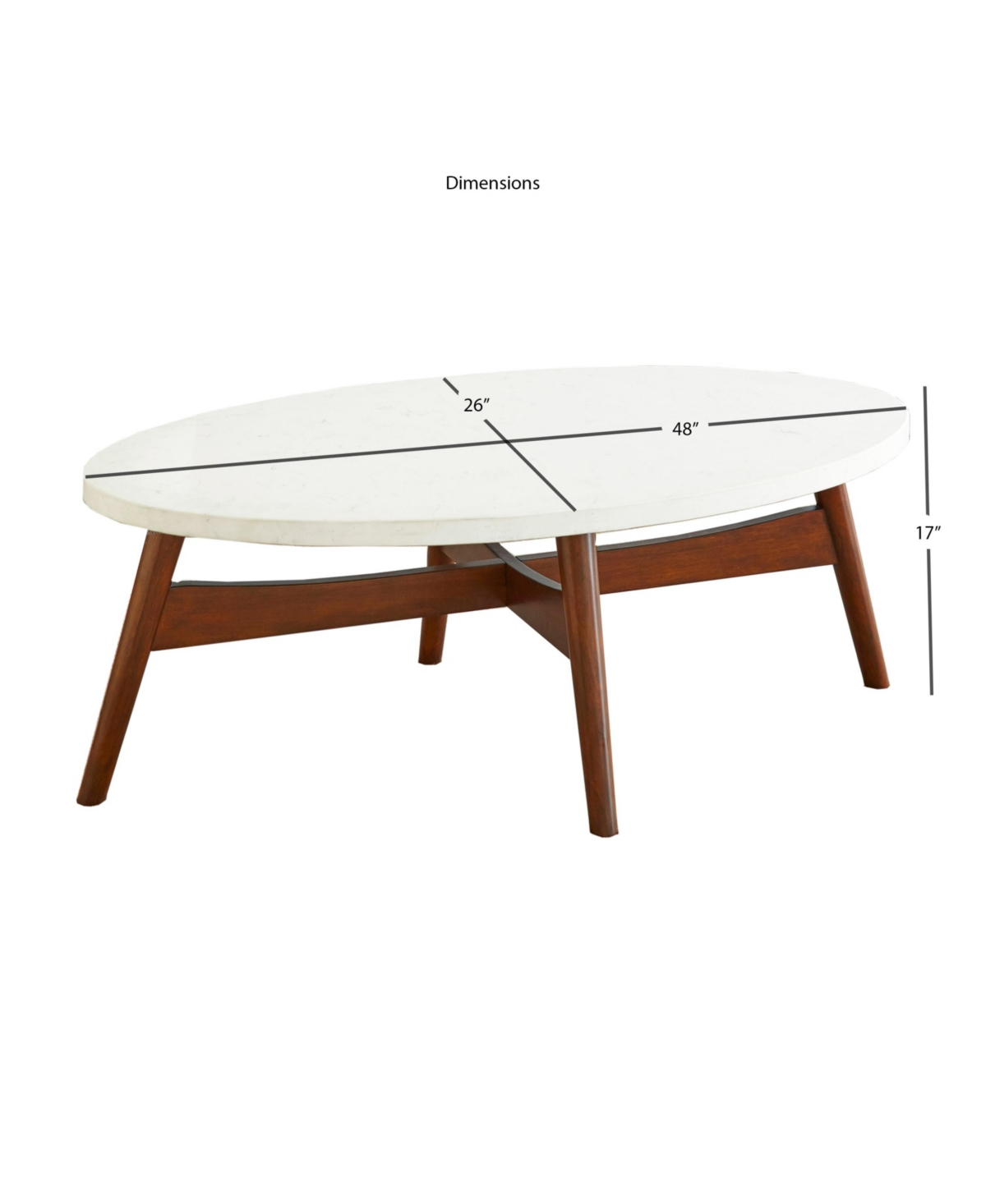Steve Silver Serena Laminate and Wood Cocktail Table - Cherry