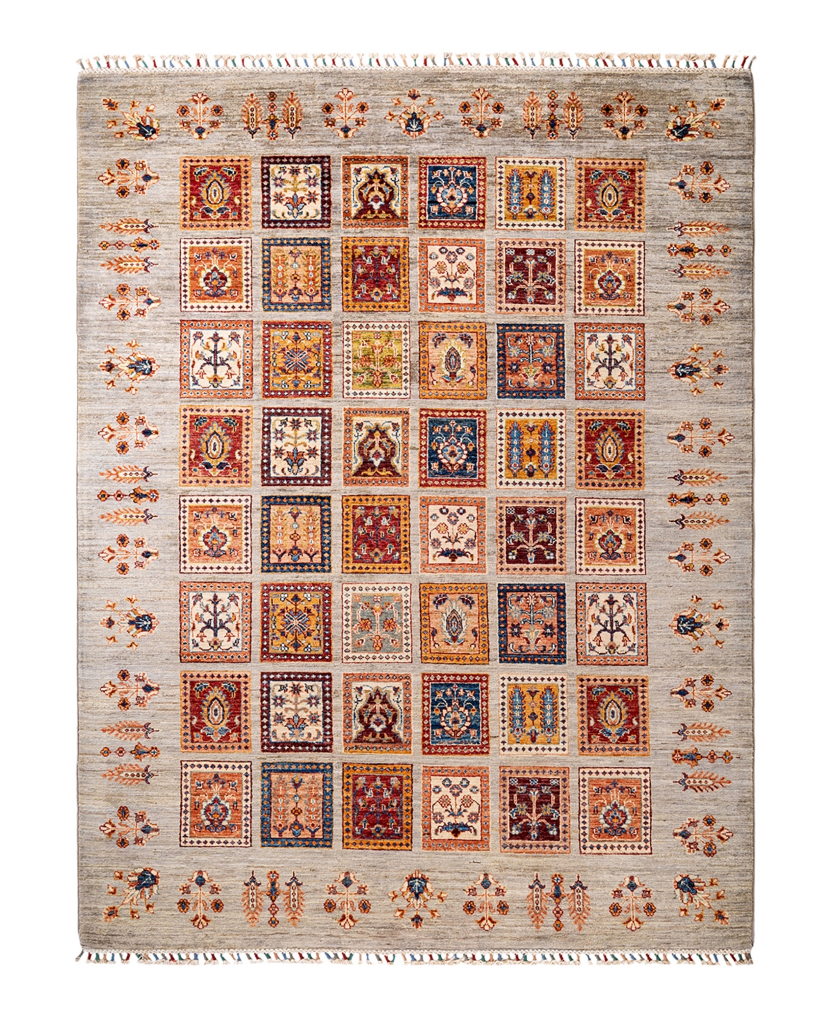 Adorn Hand Woven Rugs Serapi M1982 8'9in x 12'1in Area Rug - Mist