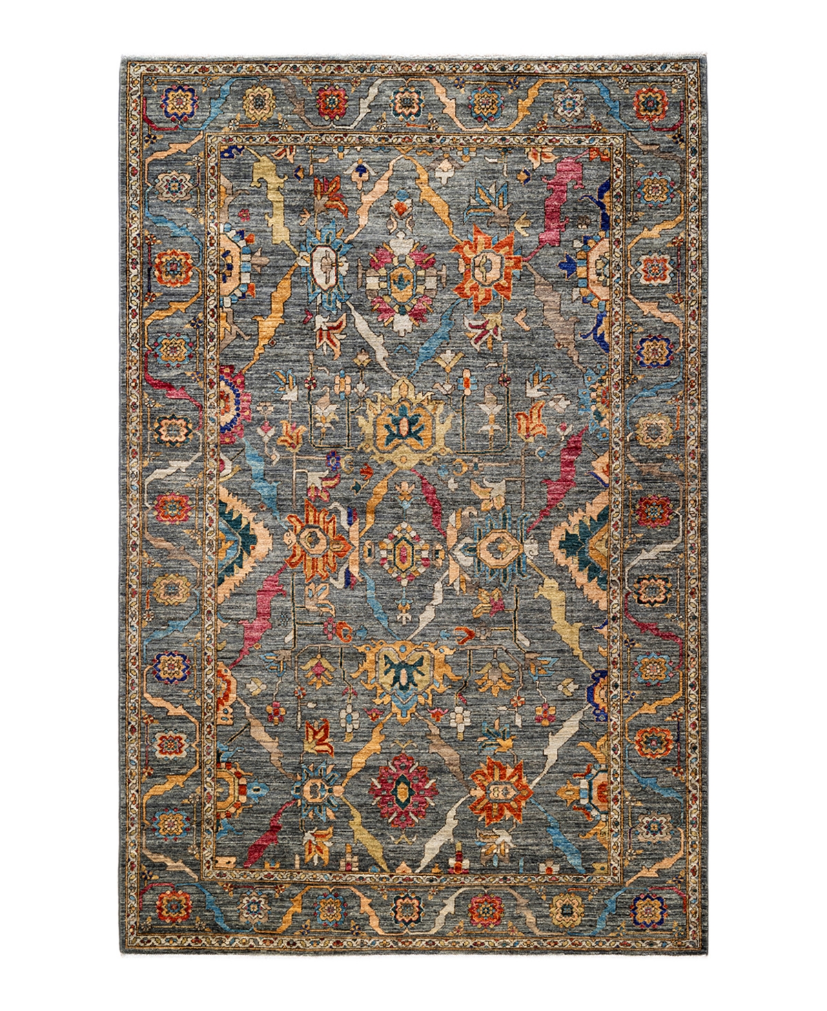 Adorn Hand Woven Rugs Serapi M1982 3'1in x 5'1in Area Rug - Orange