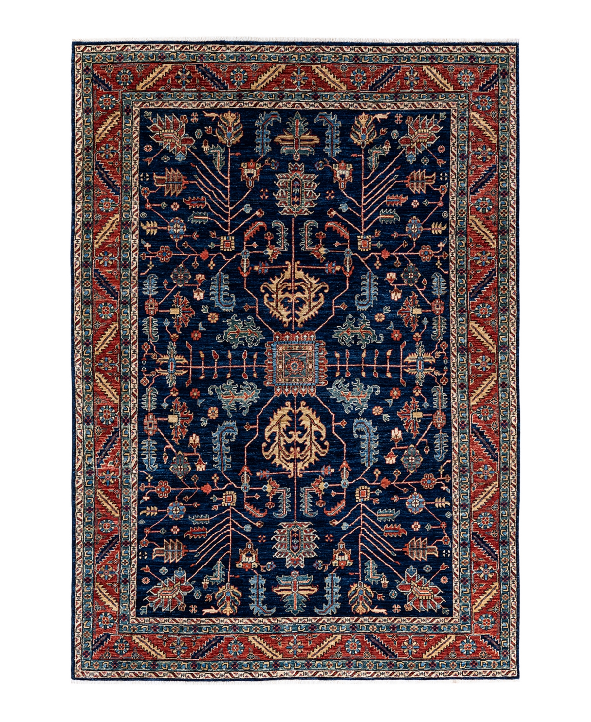 Adorn Hand Woven Rugs Serapi M1982 3' x 4'8in Area Rug - Orange