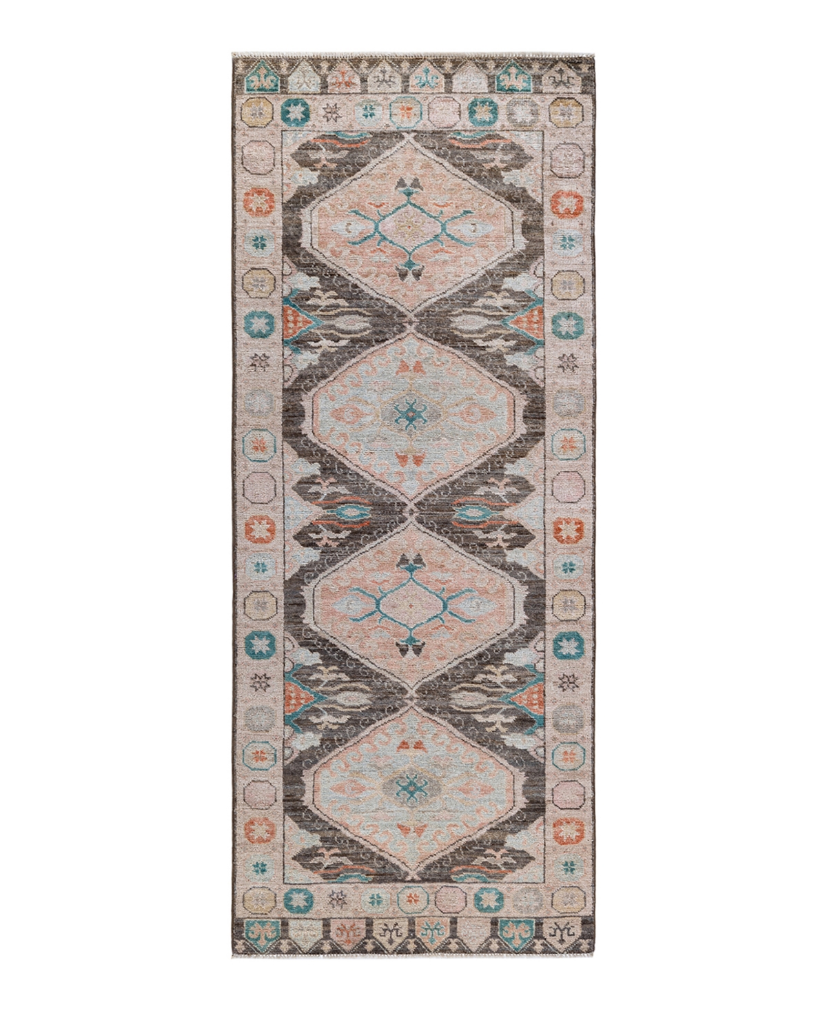 Adorn Hand Woven Rugs Tribal M1982 8'1" X 11'3" Area Rug In Green