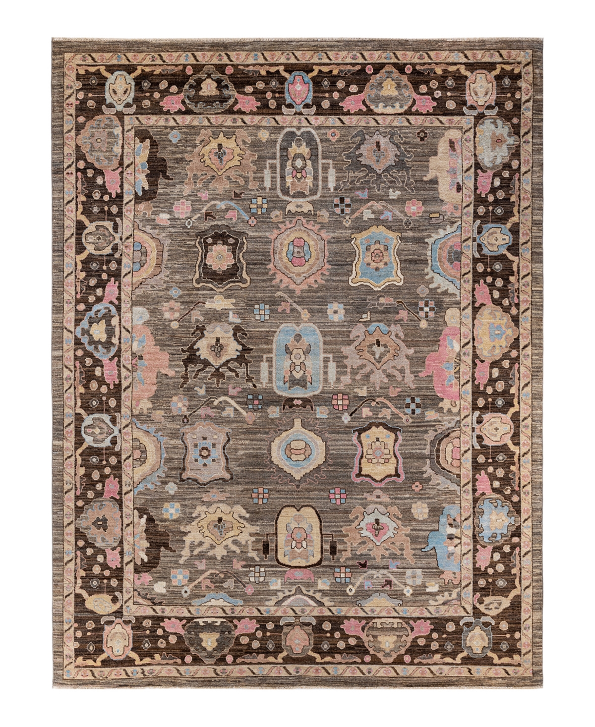 Adorn Hand Woven Rugs Tribal M1982 7' X 9'11" Area Rug In Beige