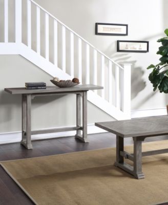 Steve Silver Whitford 48" Distressed Wood Sofa Table
