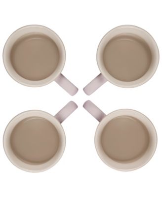 14 oz. Stoneware Set of Four Coffee Mugs