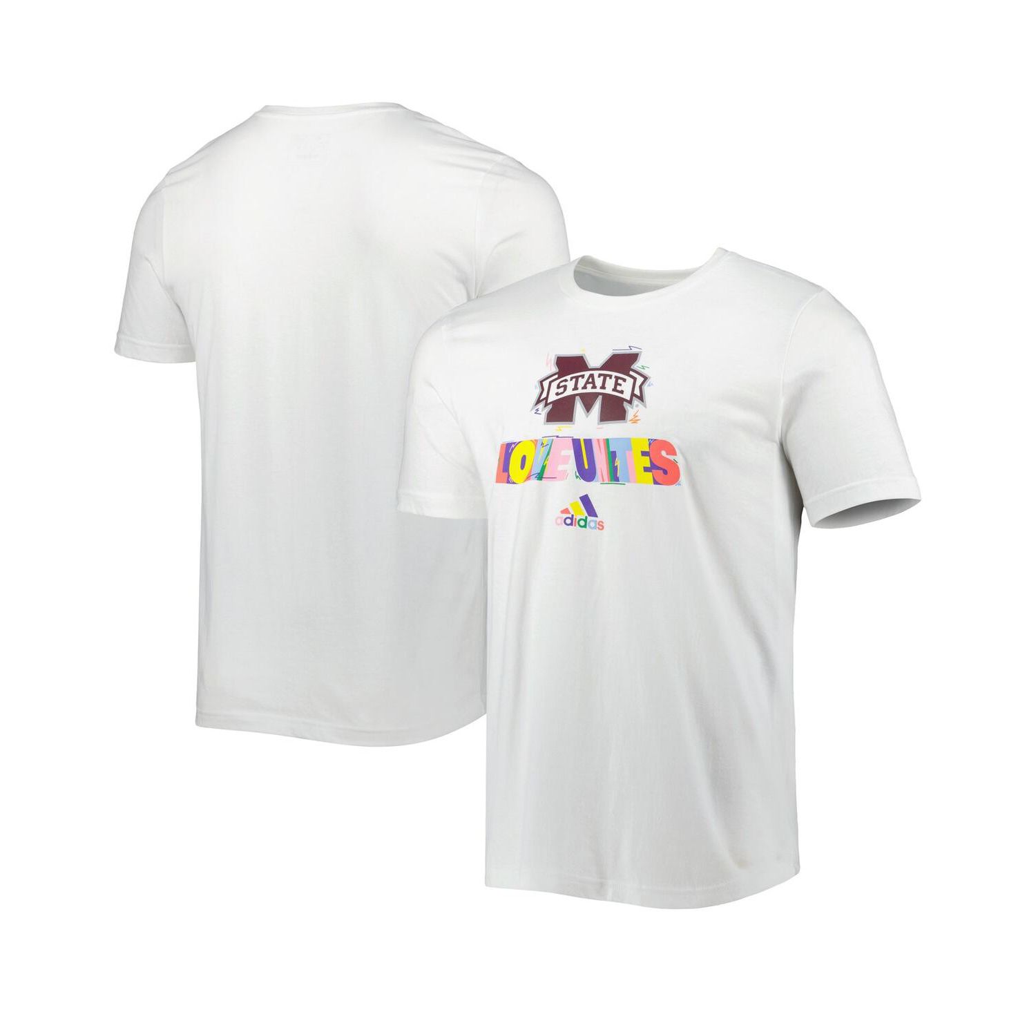 Men's White Mississippi State Bulldogs Pride Fresh T-shirt