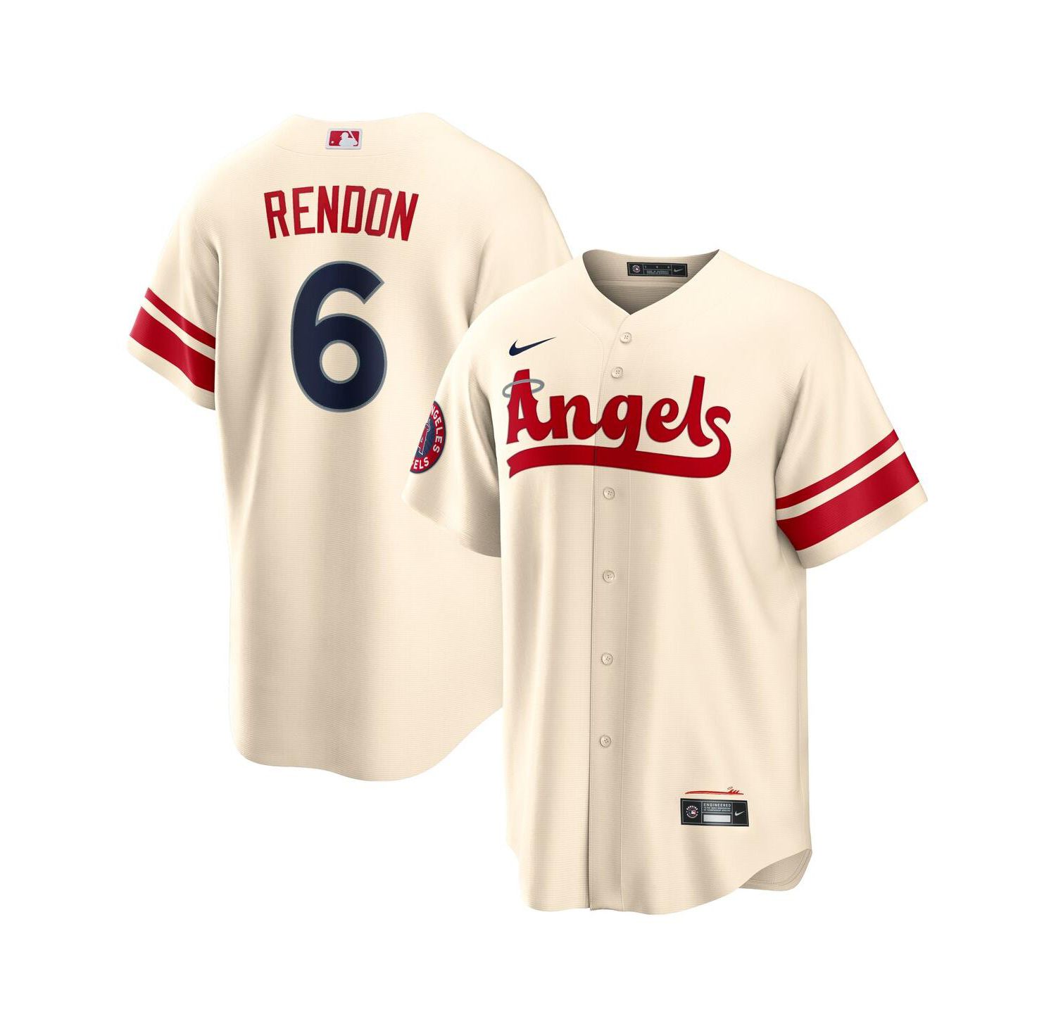 Men's Anthony Rendon Cream Los Angeles Angels City Connect Replica Player Jersey