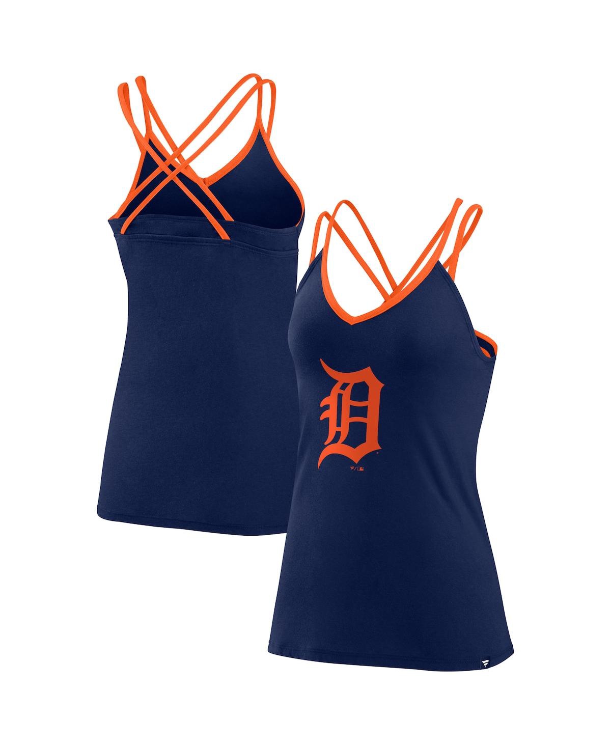 Detroit Tigers Fanatics Branded Women's Team Logo Lockup V-Neck T