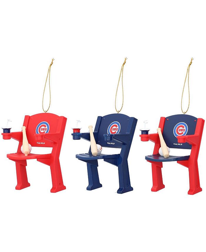 Evergreen Enterprises Chicago Cubs 3Pack Stadium Seat Ornament Set