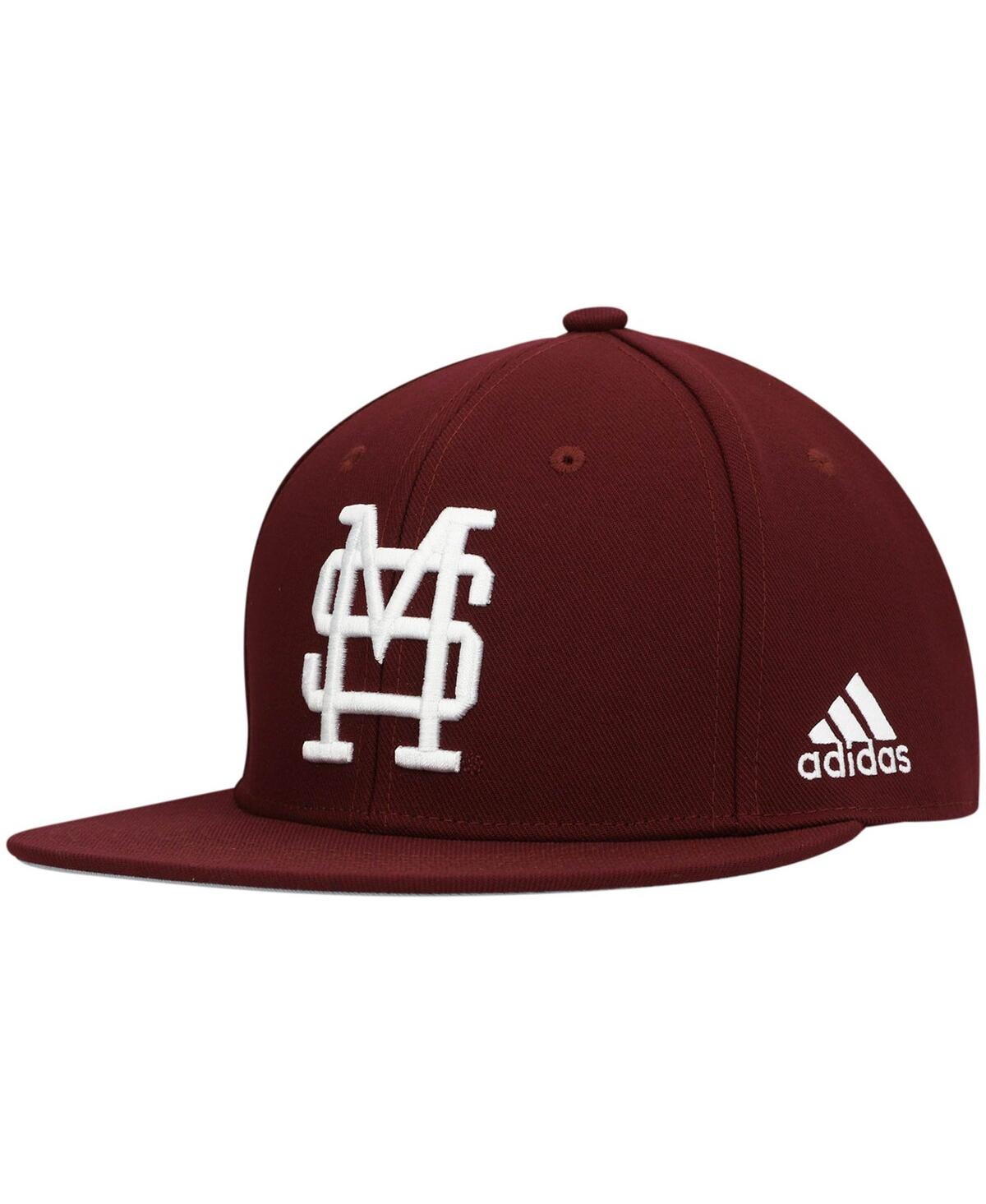 Shop Adidas Originals Men's Adidas Maroon Mississippi State Bulldogs Team On-field Baseball Fitted Hat
