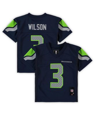 Preschool Boys and Girls Russell Wilson College Navy Seattle Seahawks Replica Player Jersey Macy s