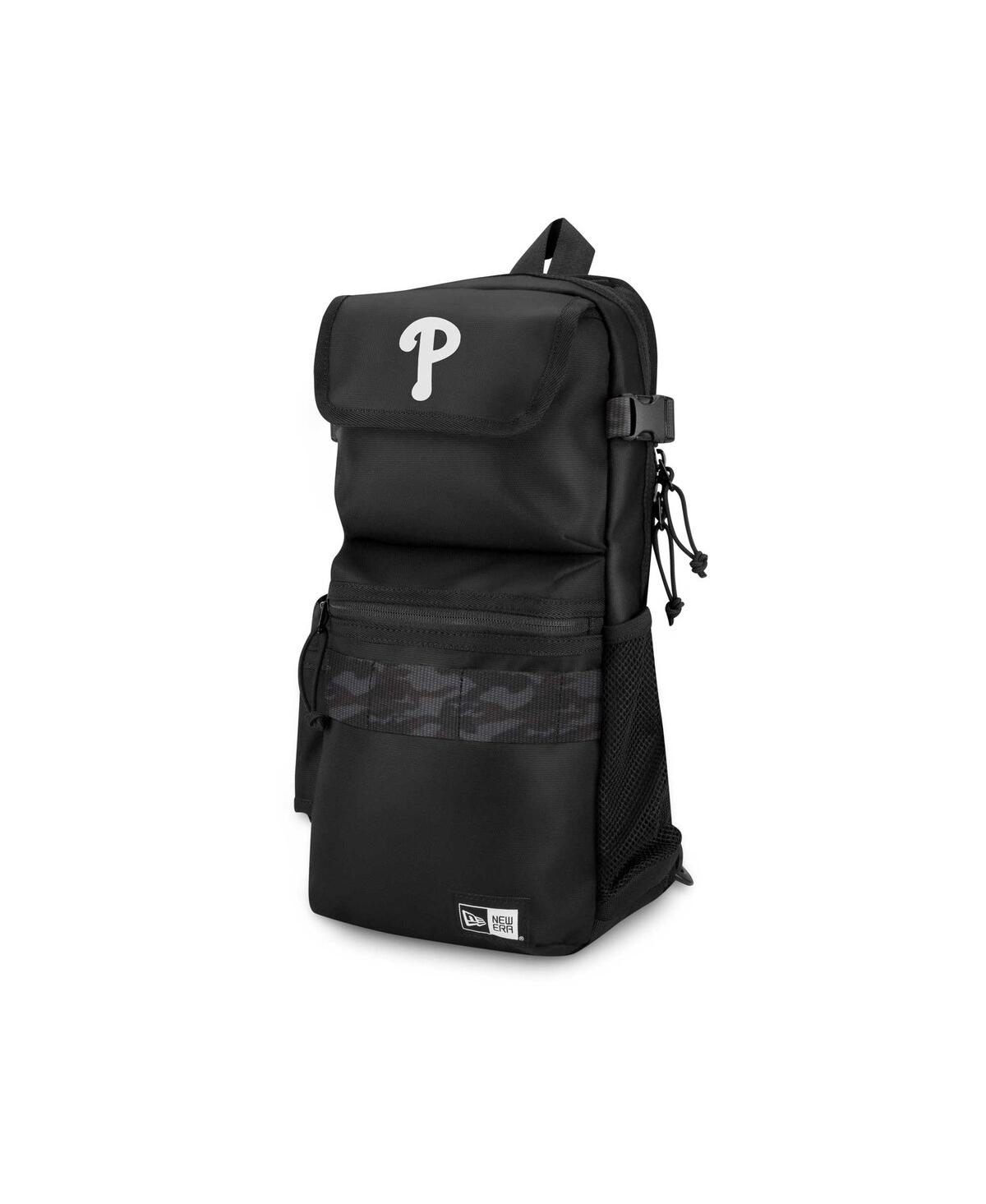 New Era Men's And Women's  Philadelphia Phillies Athleisure Sling Bag In Black