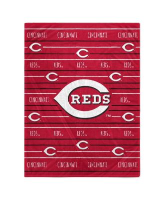 Cincinnati Reds 60'' x 80'' Logo Stripe Flannel Fleece Blanket - Macy's