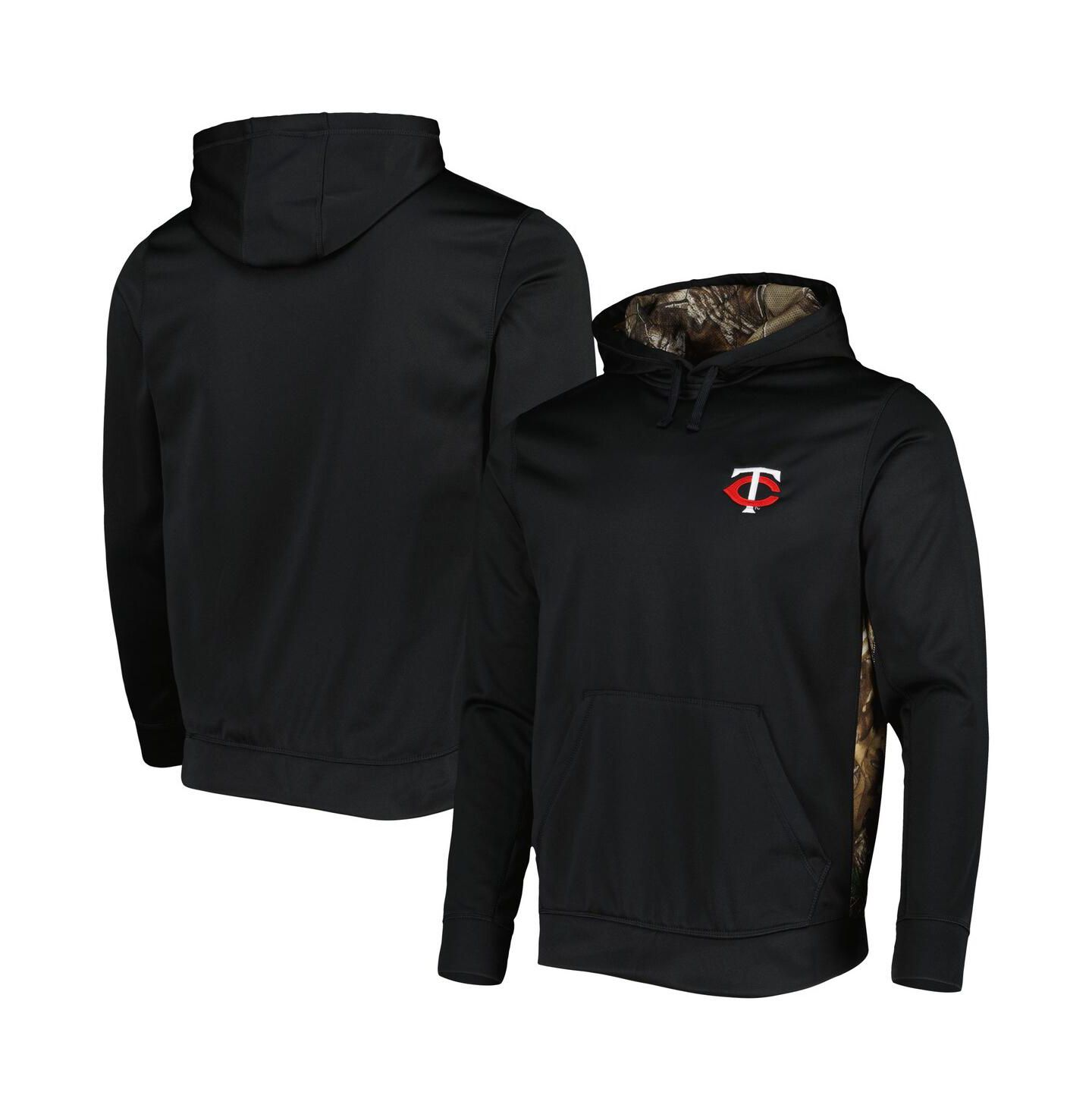 Мужское худи Dunbrooke Black, Camo Minnesota Twins Ranger Pullover — фото 1