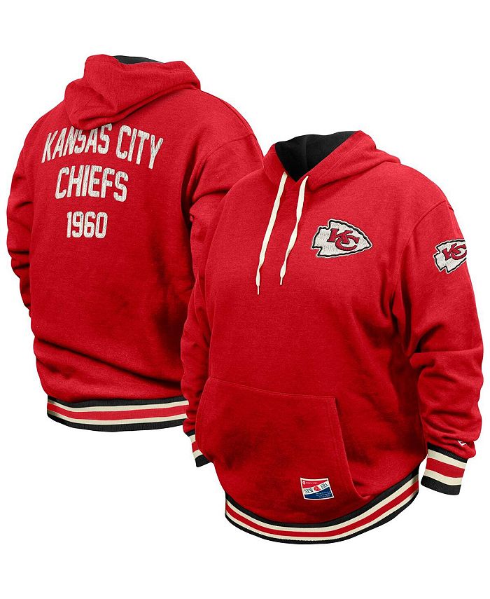New Era Men's Red Kansas City Chiefs Big and Tall NFL Pullover Hoodie Macy's