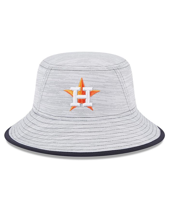 New Era Men's Gray Houston Astros Game Bucket Hat Macy's