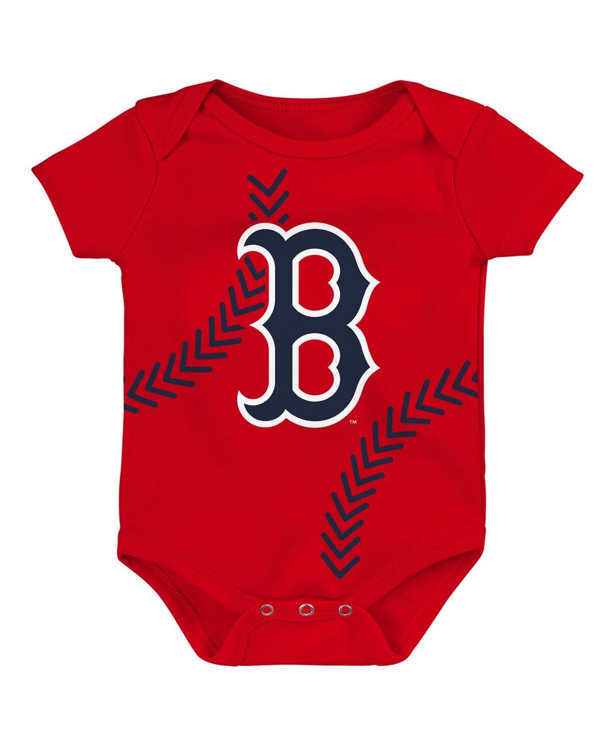 Outerstuff Babies' Newborn And Infant Boys And Girls Red Boston Red Sox Running Home Bodysuit