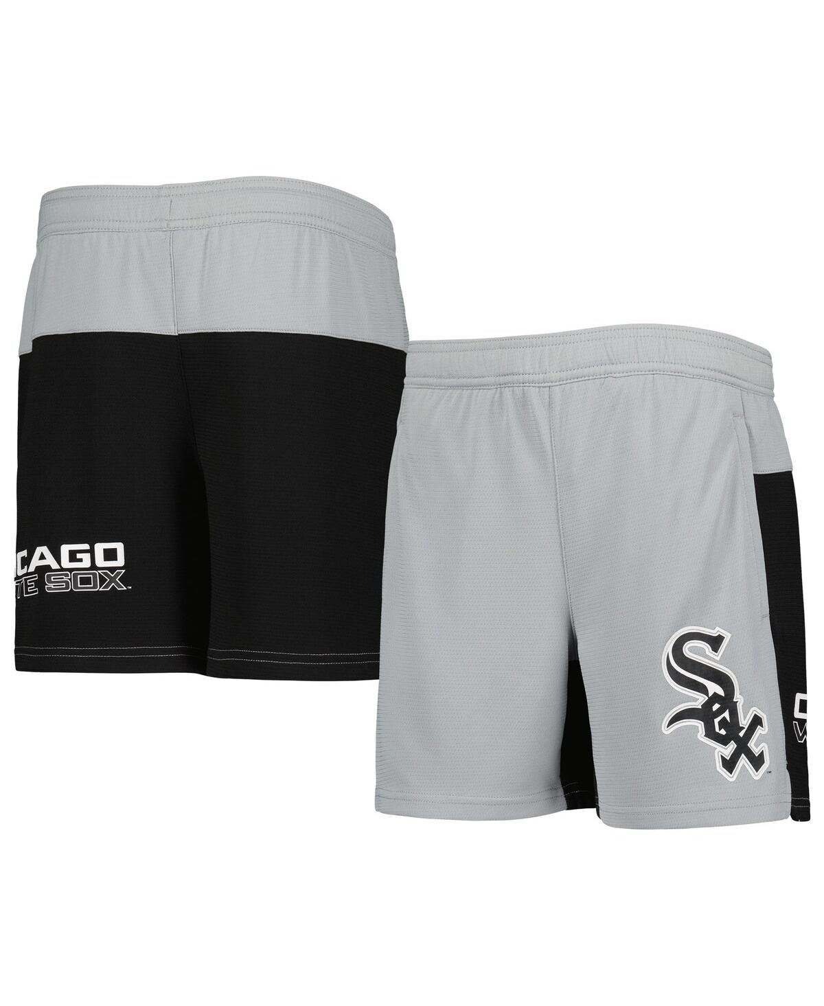 Outerstuff Kids' Big Boys And Girls Gray Chicago White Sox 7th Inning Stretch Shorts