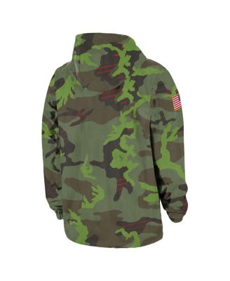 Men's Camo Georgia Bulldogs Hoodie Full-Snap Jacket