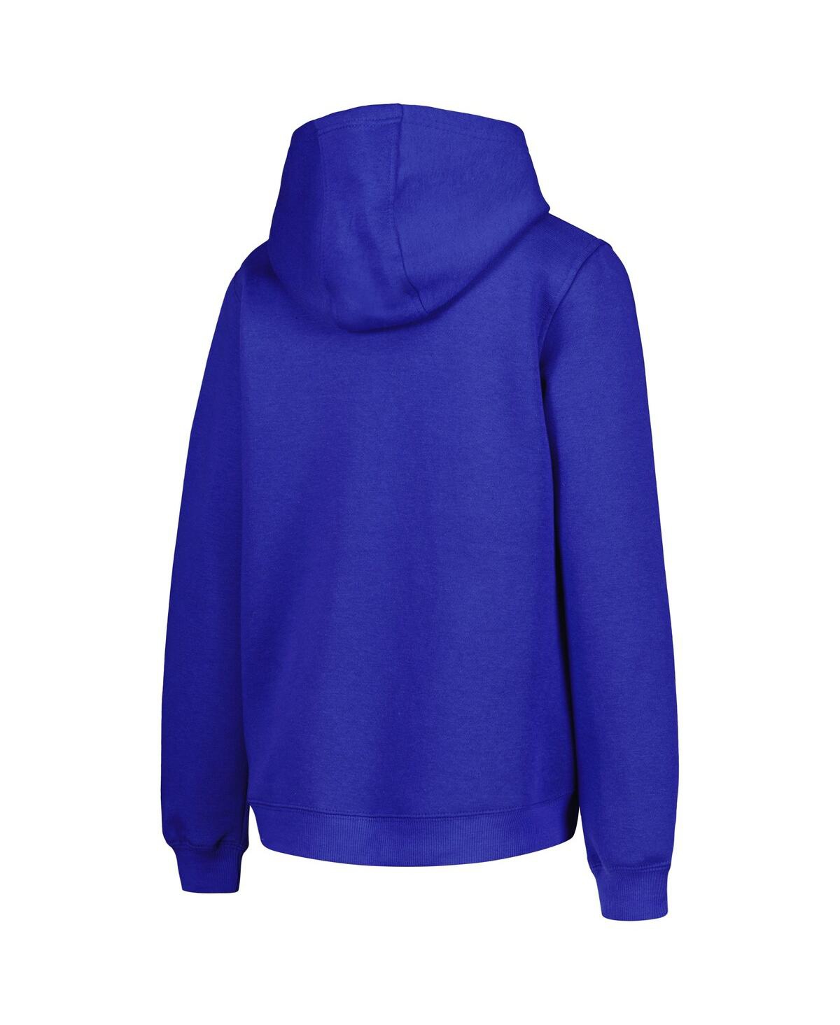Outerstuff Toddler Royal Los Angeles Dodgers Team Primary Logo Fleece Pullover Hoodie In Royal