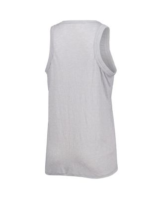 Women's Gray San Francisco Giants Tri-Blend Tank Top