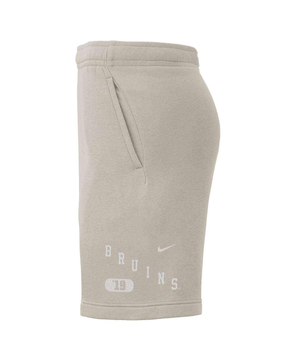 Nike Michigan State  Men's College Fleece Shorts In Cream