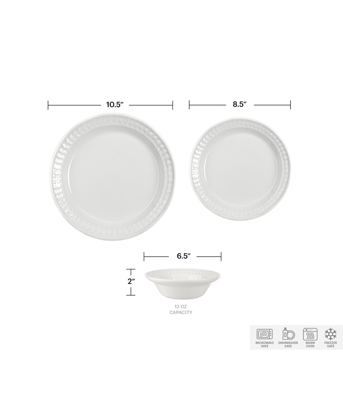 Portmeirion Botanic Garden Harmony 12 Pc. Dinnerware Set, Service For 4 In Amber