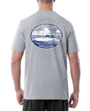 Guy Harvey Men's Short Sleeve Heathered Fishing Shirt - Macy's