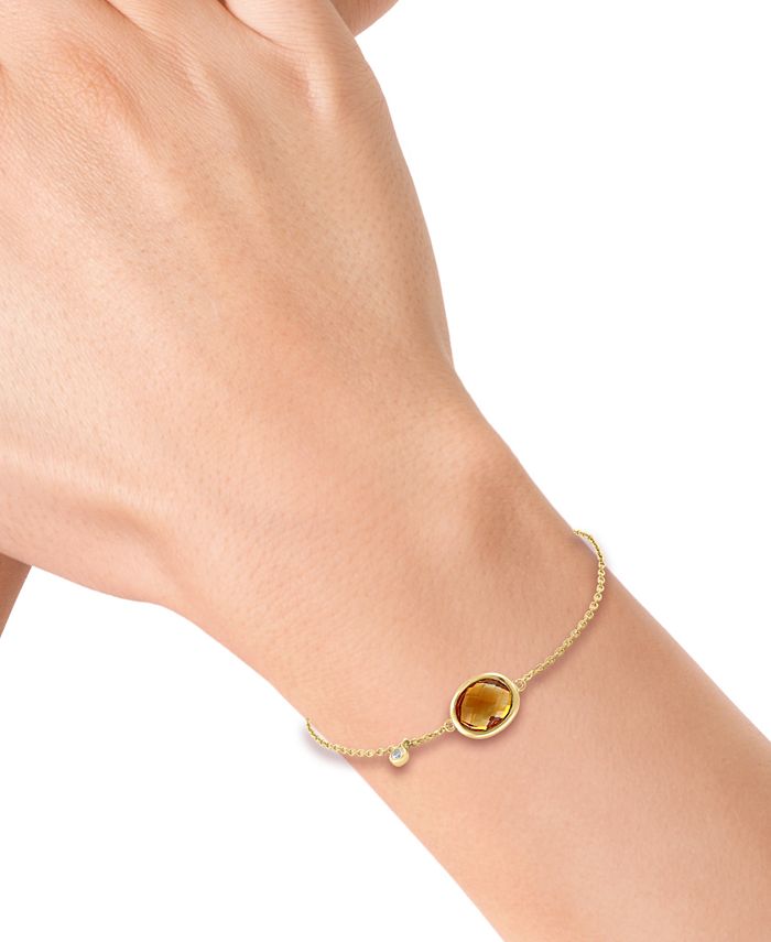 Citrine store bracelet macys