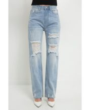 Earl Jeans Colorful Embroidered Ankle Skinny Jeans - Macy's