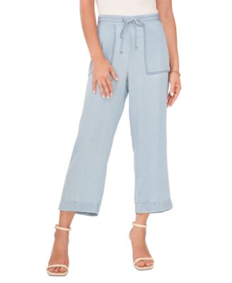 Vince Camuto - Women's Cuffed Straight-Leg Pull-On Pants