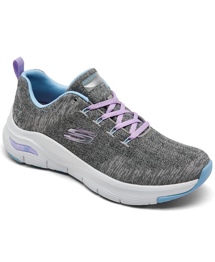 Skechers Women's Arch Fit - Comfy Wave Arch Support Walking Sneakers ...