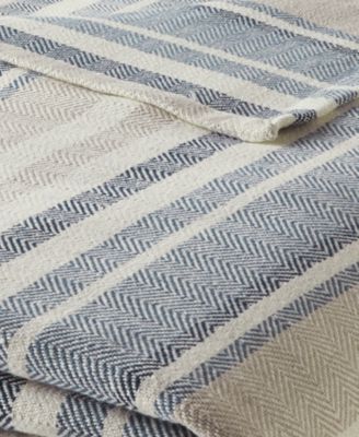 Herringbone Stripe Blanket, King
