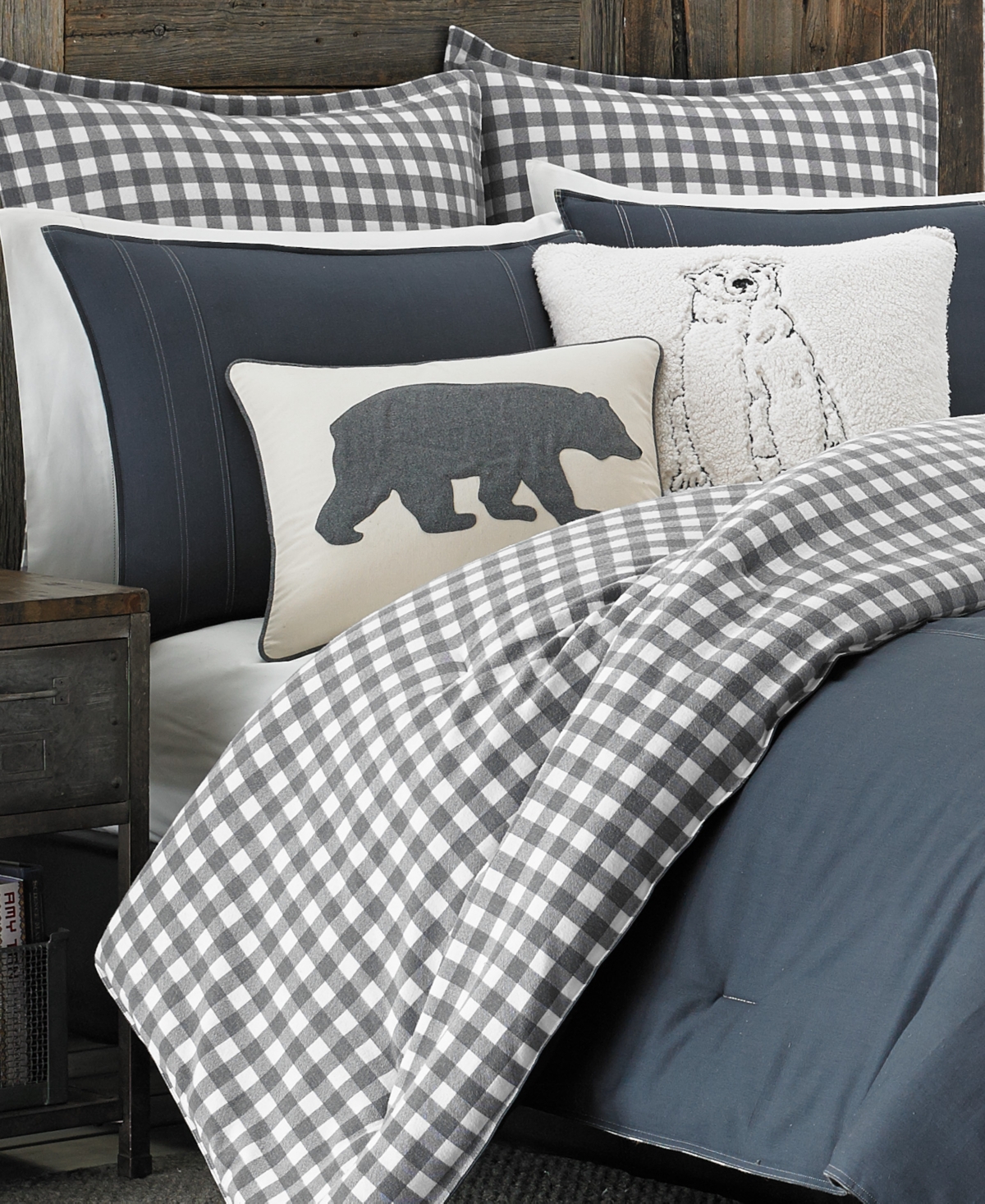 Eddie Bauer Kingston Cotton Reversible Piece Comforter Set