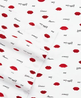 Silky Microfiber Printed 4-Pc. Sheet Set, Queen