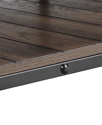 Luther 18" Steel Rectangle Coffee Table