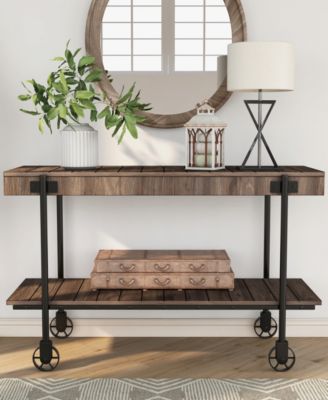 Luther 30" Steel Rectangle Sofa Table