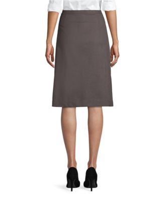 Women's School Uniform Solid A-line Skirt Below the Knee