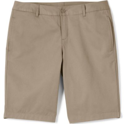 Women's Plain Front Blend Chino Shorts