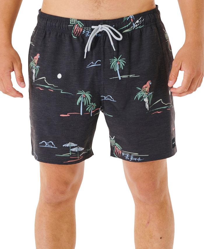 Rip Curl Men's Party Pack Volley Drawstring Board Shorts Macy's