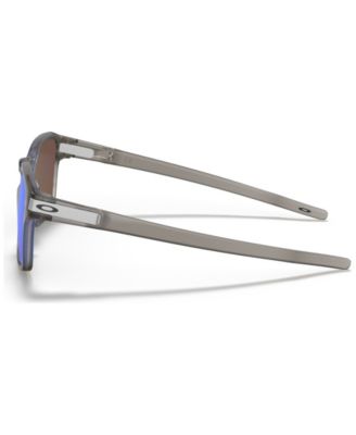 Men's Low Bridge Fit Sunglasses, OO9354 Latch Square 55