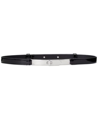 Lauren Ralph Lauren - Women's Turn-Lock Skinny Leather Belt