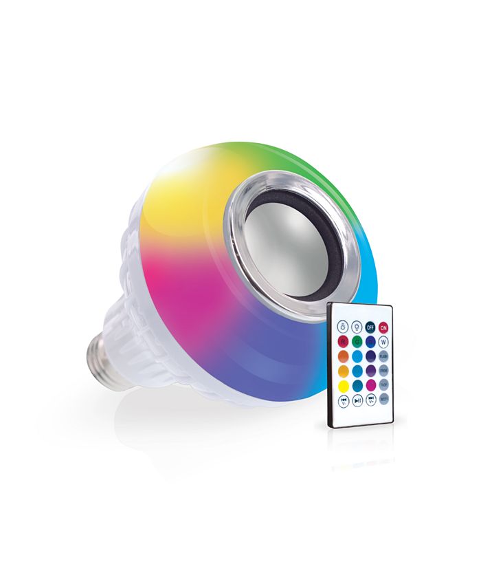 SimplyTech LUMISOUND LED Light Up Bulb Speaker Set, 3 Piece Macy's