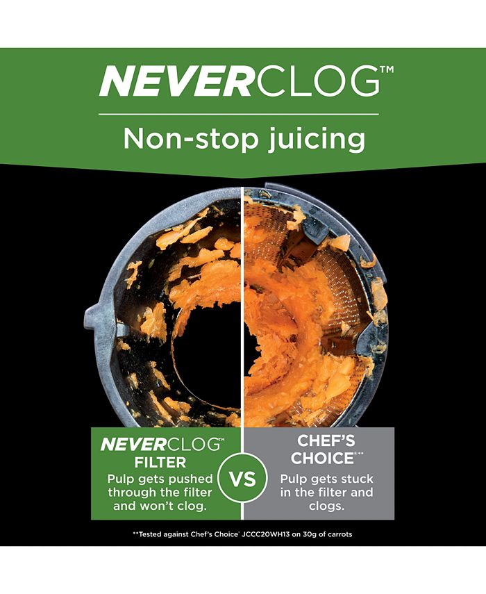 Ninja NeverClog Cold Press Centrifugal Juicer JC151 Macy's