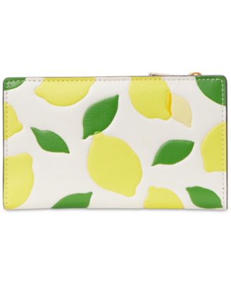 box付 kate spade Lemon Drop Applique S Slim Bifold Wallet Lemon Drop Appliqué Small Slim Bifold Wallet | Kate Spade