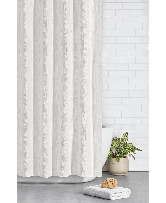 Oake Matelasse Shower Curtain, Created for Macy's Macy's