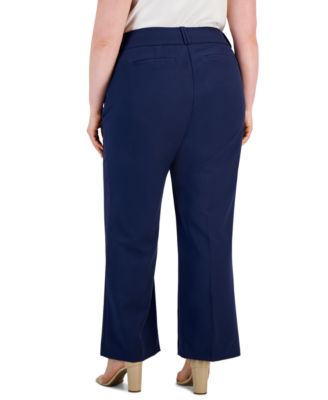 Plus and Petite Plus Size Curvy Bootcut Pants, Created for Macy's