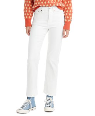 Women's Wedgie Straight-Leg High Rise Cropped Jeans